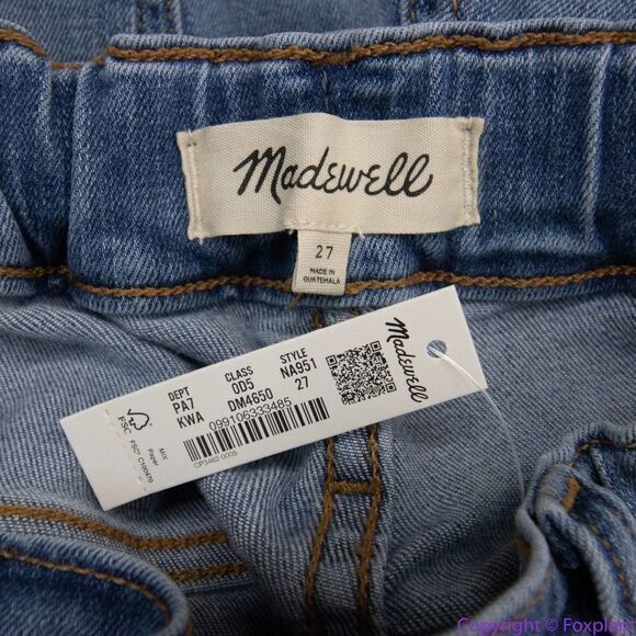 NEW Madewell Pull-On Jeans in Keefe Wash, NA951, 27‎ - Picture 12 of 15